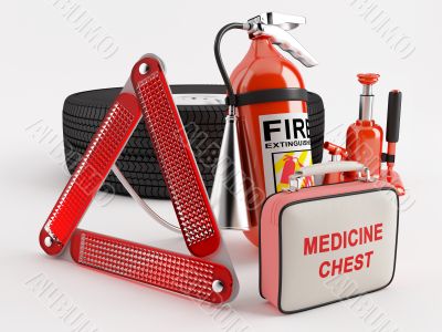 Set of basic necessities Set of basic necessities