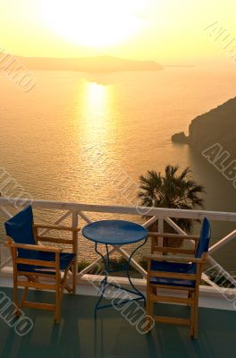 Idyllic balcony