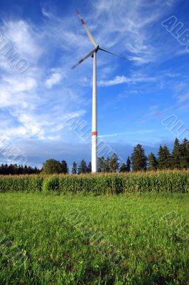 Rural wind turbine