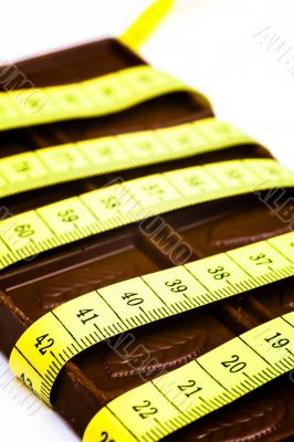 Chocolate and tape measure