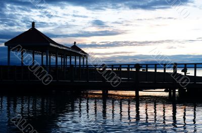 Landscape at lakeside