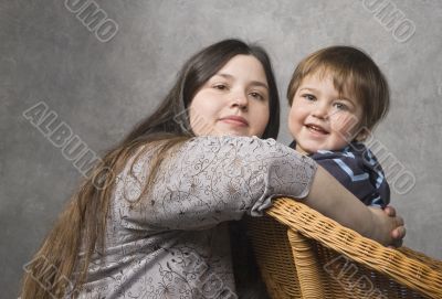 Mother with her child Mother with her child
