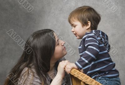 Mother with her child Mother with her child
