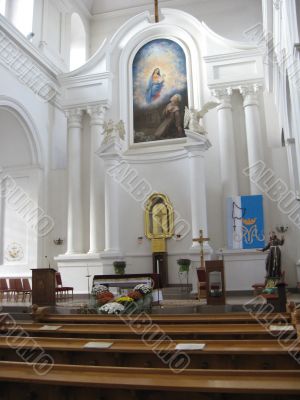 Hall in Catholic church