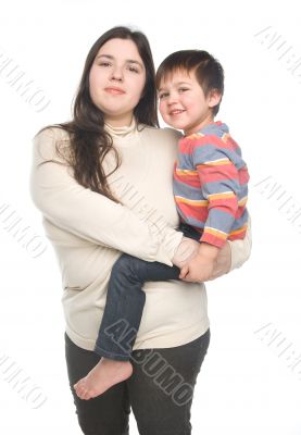 Mother with her child