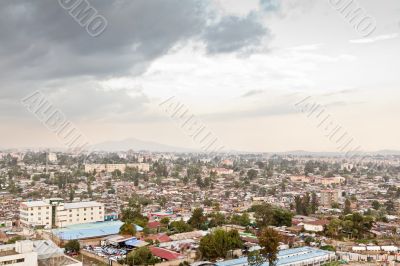 Aerial view of Addis Ababa