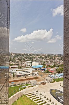 Aerial view of Addis Ababa