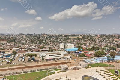 Aerial view of Addis Ababa
