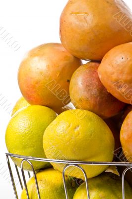 Mangoes and oranges