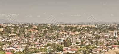 Aerial view of Addis Ababa