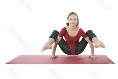 Exercising woman Exercising woman