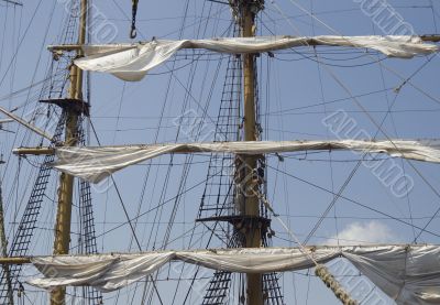 Mast of a tall ship Mast of a tall ship