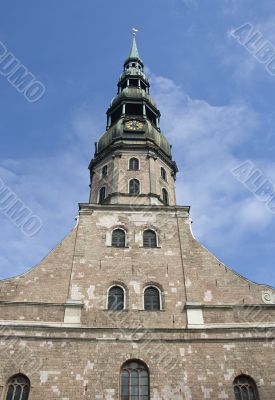 Saint Peter`s church in Riga Saint Peter`s church in Riga