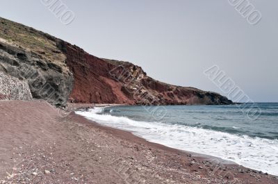 Red beach out of season
