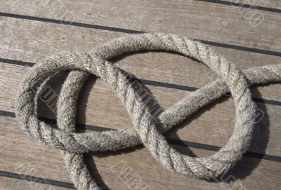 Ropes on a deck