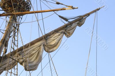 Mast of a tall ship