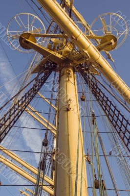 Mast of a tall ship