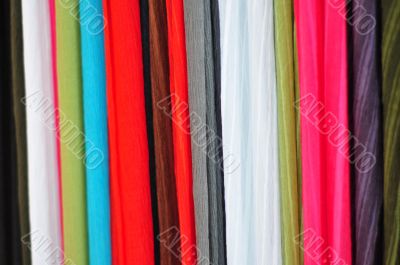 coloured fabrics