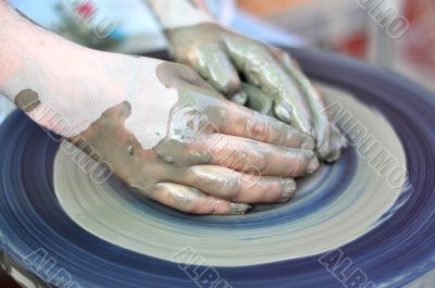 hands of a potter