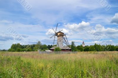 Wooden windmill from the New Jerusalem Wooden windmill from the New Jerusalem