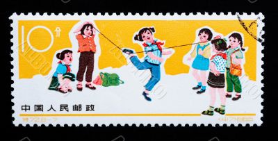 CHINA - CIRCA 1965: A Stamp printed in China shows image of Rubb