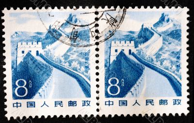 CHINA - CIRCA 1983: A stamp printed in China shows the great wal