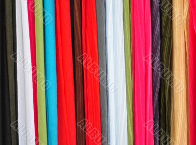 coloured fabrics