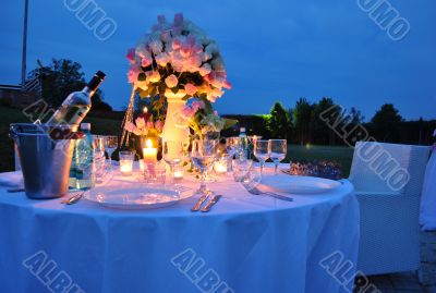 Romantic Outdoor Dinner