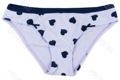 Women`s panties with a pattern