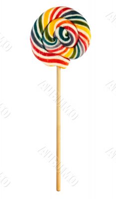 tasty colorful candies on a stick