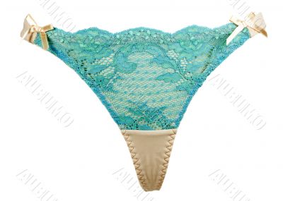 blue women`s panties