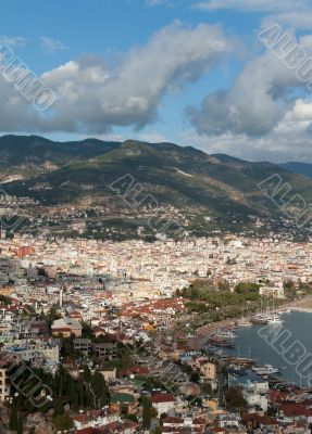 View of the city Alanya