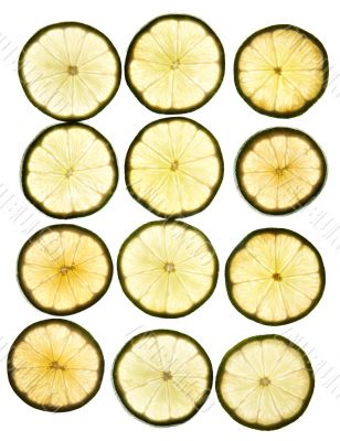 round slices lime
