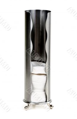 Steel stand for cosmetic cotton disc Steel stand for cosmetic cotton disc