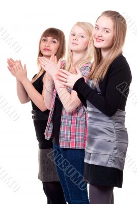 Three young girls