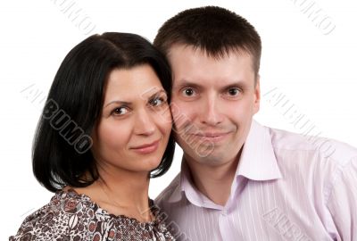 portrait of a pair of male and female