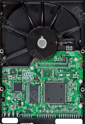 hard disk with chips