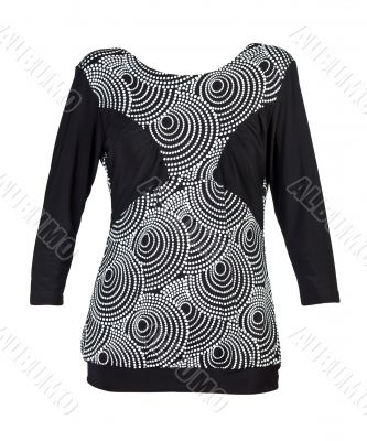 Women`s blouse with sequins