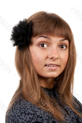 portrait of a young beautiful girl