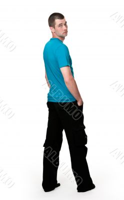 man in a full-length