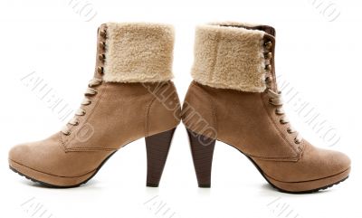 pair of women`s shoes