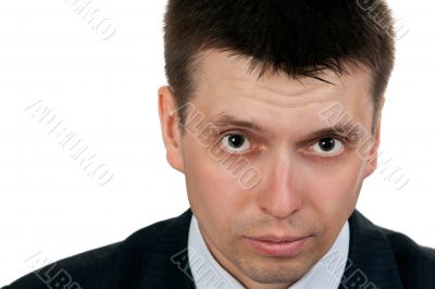 Portrait of a young handsome businessman