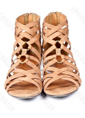brown sandals