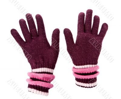 a pair of warm gloves
