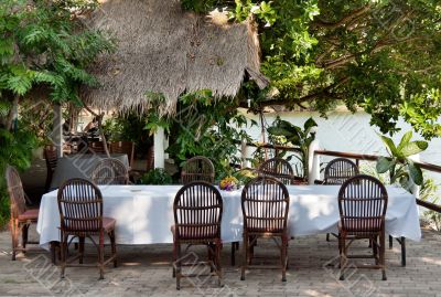 restaurant in the woods