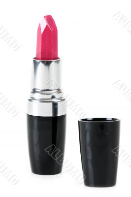 Female red lipstick