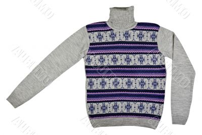 sweater with a pattern