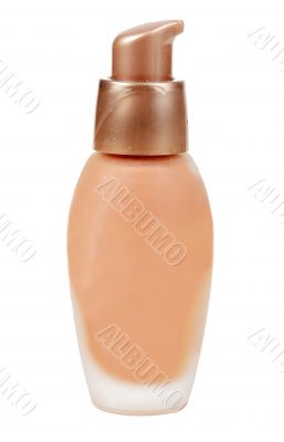 Beige bank with cosmetic