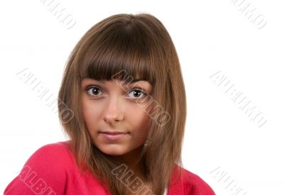 portrait of the brunette