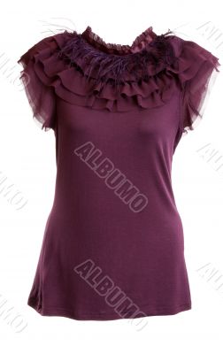 purple blouse